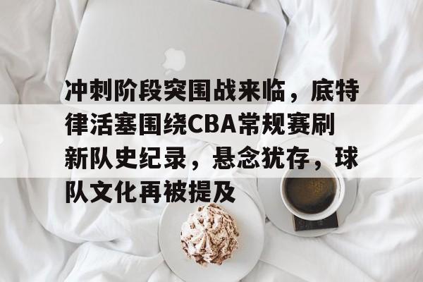 冲刺阶段突围战来临，底特律活塞围绕CBA常规赛刷新队史纪录，悬念犹存，球队文化再被提及的简单介绍-九游官方平台